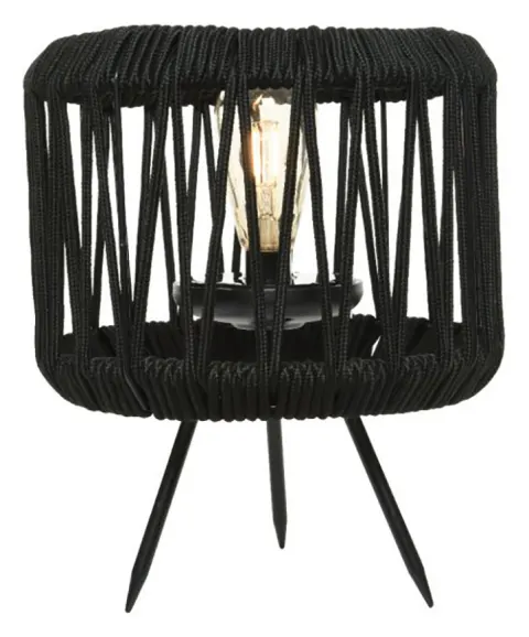 Lumineo Black lámpara solar de mesa