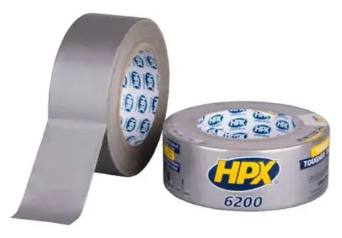HPX cinta adhesiva plateada 6200 de 48 mm x 50 mm