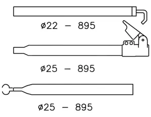 Cinturón de techo adicional para camping 25/22 Mm.170-260 Cm