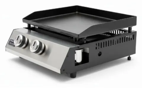 Plancha con 2 fuegos de gas para exteriores Black+Decker