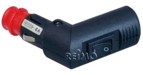 Conector mechero macho con interruptor On/Off 12 a 24V