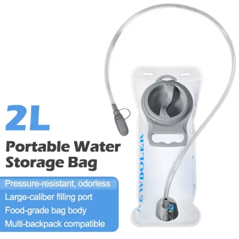 1.5L 2L 3L vejiga de agua depósito de agua paquete de hidratación bolsa de almacenamiento libre plegable Camping correr chaleco de hidratación mochila