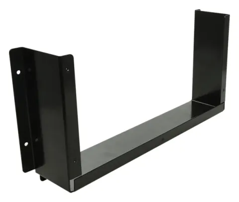 Soporte de aluminio para red elástica de almacenamiento de 80 mm.