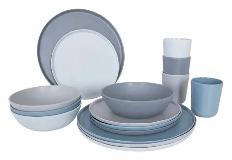 Pack de vajilla de melamina Molvadite – 16 piezas BO-CAMP