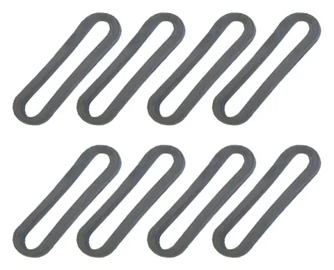 Pack de 8 gomas tensor 6,5 cm.