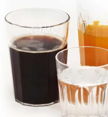 Vasos De Plástico Para Zumo De Vidrio 450 Ml 2 Uds Policarbonato