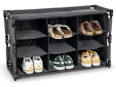 CAMP4 Organizador Plegable Zapatos 9 Grey