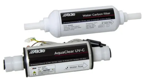 Juego de filtros de agua ALDE Aqua Clear UV-C LED / Juego de filtros de carbón Filtro de agua ALDE Aqua Clear UV-C LED / Juego de filtros de carbón