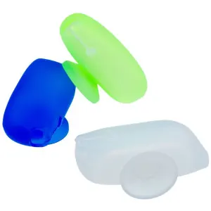 Rubytec Octo Toothbrush funda (3 st.) verde/azul/blanco talla única