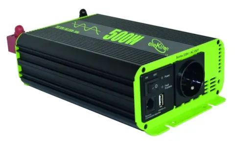 Inversor Convertidor y panel de control Elektron Sinus de línea pura 500 W