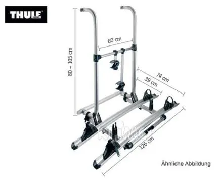 Alu Trasero Omni-bike Elite G 2 Hymer Para 2 Bicicletas