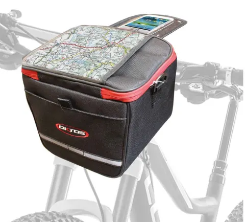 Bolsa delantera para bicicleta con funda para Smartphone OKTOS