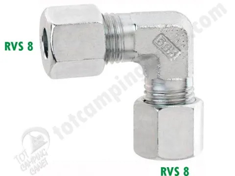 Racord Codo 8MM.