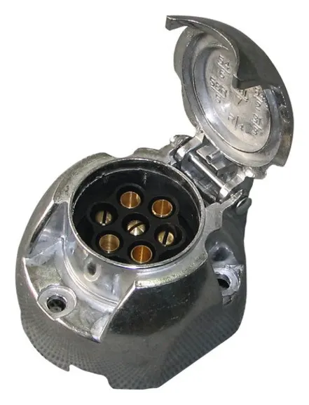 Conector metálico de 7 polos hembra