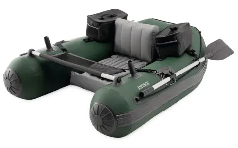 Pato de pesca hinchable big catch pro con remos e hinchador