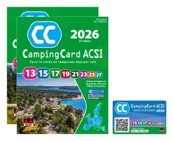 Guía y tarjeta CampingCard ACSI 2026