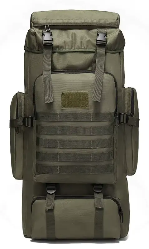 Mochilas tácticas de gran tamaño 56/75L para hombre, bolsas de supervivencia para senderismo al aire libre, paquete de asalto 3P, paquete EDC Molle para senderismo y caza