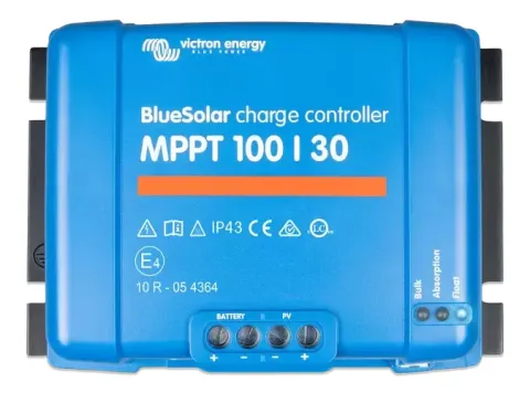 Regulador solar Victron Energy MPPT 100/30 BlueSolar para autocaravanas y camper. – Ref. SCC020030200