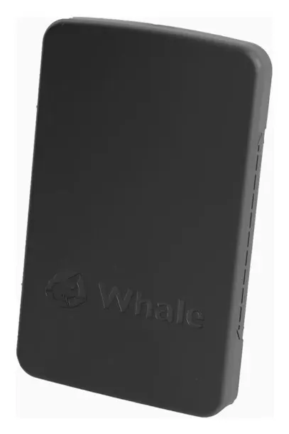 Caja empotrada con solapa Whale Negra