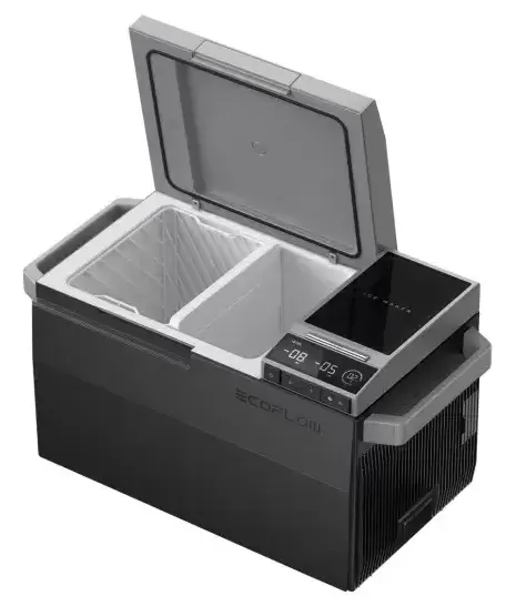 EcoFlow Frigorífico Portátil Glacier con cubitera a 12v, 24v para autocaravanas, camper y 4×4 overland.