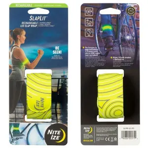 Nite Ize SlapLit Rechargeable Neon amarillo Pulsera