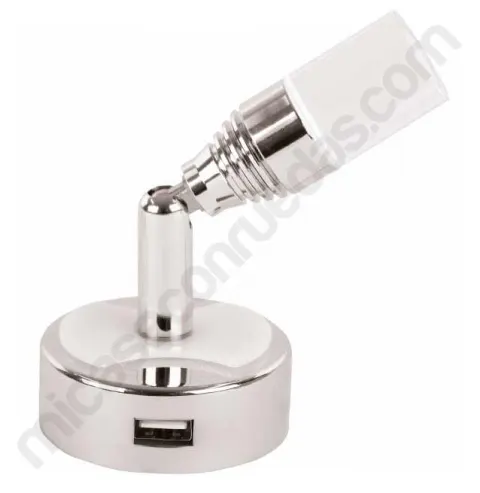 Lámpara LED con USB a 12 v