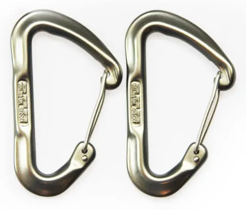 Pack 2 DD Hammocks Climbing Karabiners (DMM) – Mosquetón suspensión para hamacas