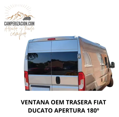 Ventana Fija Trasera para Fiat Ducato, Jumper y Boxer desde 2007.