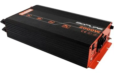 Convertidor 12v/220v 2000 onda sinusoidal pura con mando
