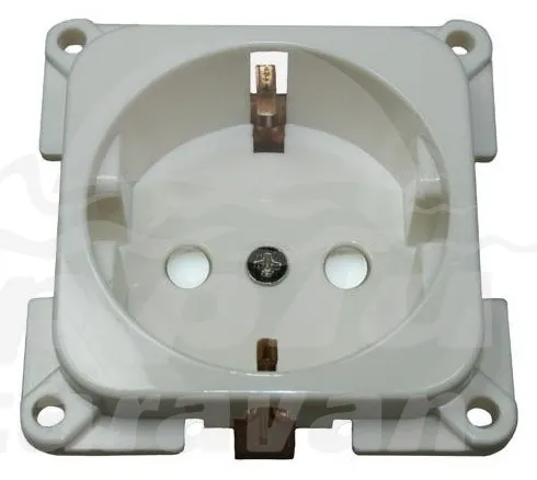 Enchufe Schucko Blanco