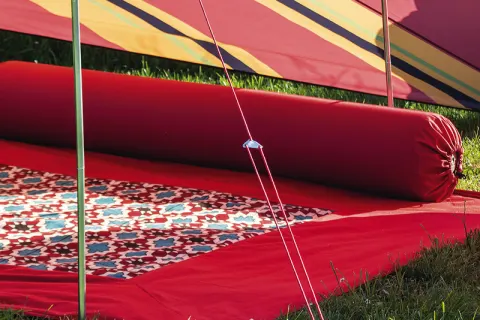 Tumbona XL BENT rojo