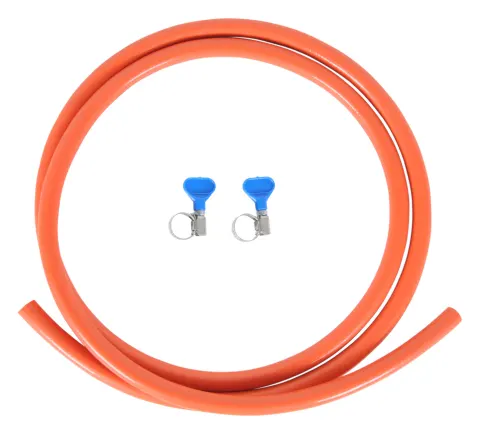 Obelink mangueras de gas con abrazaderas – 2 m