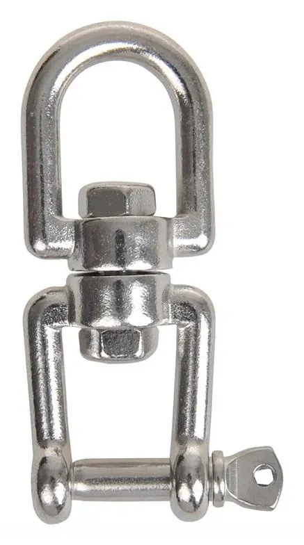 Grillete con cabezal giratorio de 8 mm 2500 daN