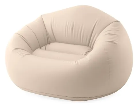Sillón hinchable beanless bag beige