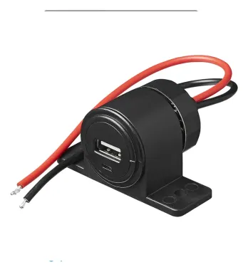 Conector USB tipo A 2100mA toma de 12V/24V