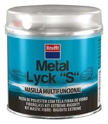 Masilla de poliéster Krafft para metal 250g