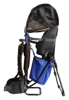 Mochilas infantiles y portabebés: Mochila PORTABEBES AZUL – Mochilas de trekking y senderismo | Comprar online – Descuentos y ofertas