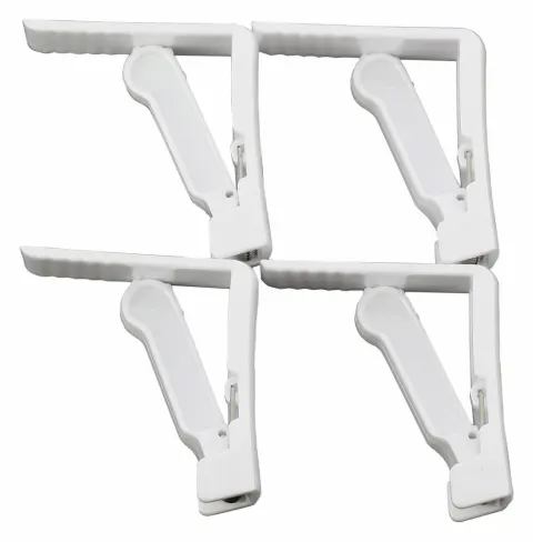 Juego de 4 pinzas para manteles INCASA