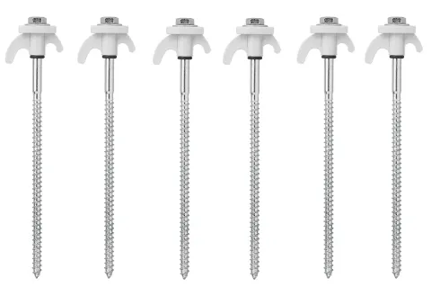 ProPlus piquetas tornillo con gancho plástico