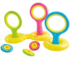 Juegos y ocio: Juego hinchable discos voladores INTEX