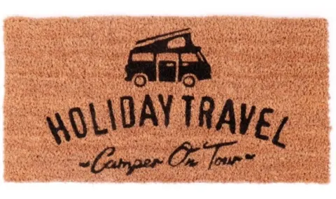 Alfombra felpudo Holiday Travel 50 x 25 cm