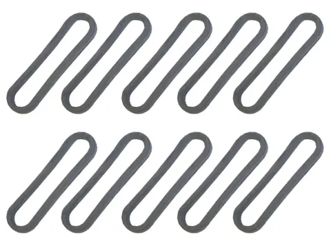 Pack de 10 Gomas Tensor Hosa 8 cm