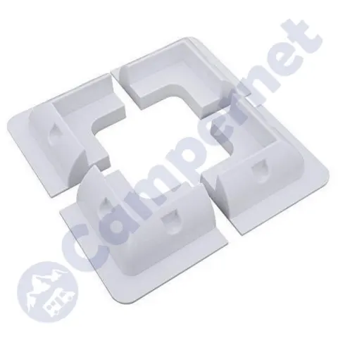 Soportes ABS placa solar Blancos