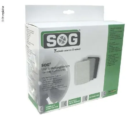 SOG Ventilación Conjunto de ventilación Tipo G Carcasa de filtro Negro