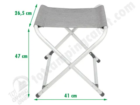 Taburete Aluminio Gris Claro Bayasun