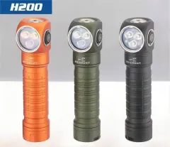 Linternas frontales: Linterna frontal LED con carga magnética USB Eskte H200 18650
