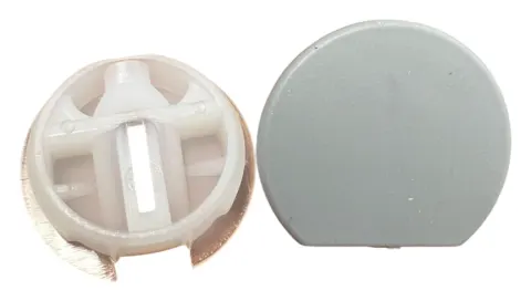 Unión oculta para armarios y muebles gris claro