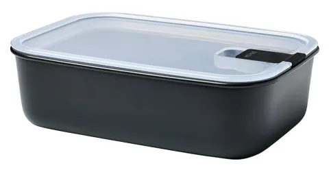 Mepal easyclip Nordic Black recipiente de 1500 ml