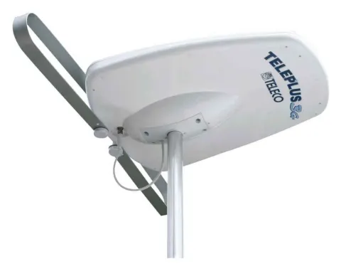 Antena de TV direccional Teleplus 4G con amplificador TELECO