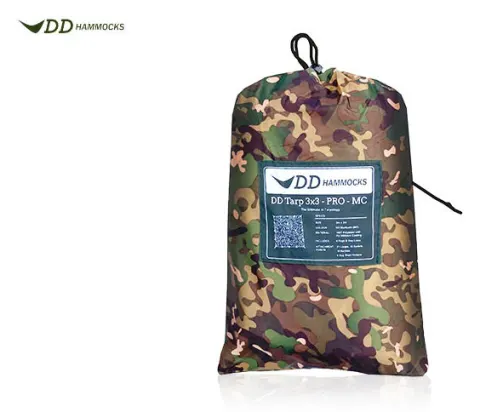 DD Hammocks Tarp 3×3 PRO CAMU – Toldo Bushcraft